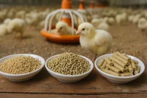 ارزیابی انواع پلت و تاثیر آن‌ها در مصرف کنسانتره مرغ گوشتی