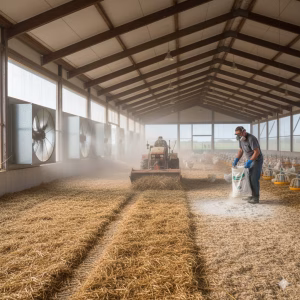 مدیریت آمونیاک سالن مرغداری: ۷ راهکار علمی برای آمونیاک زیر ۱۰ ppm و FCR زیر ۱.۶۵