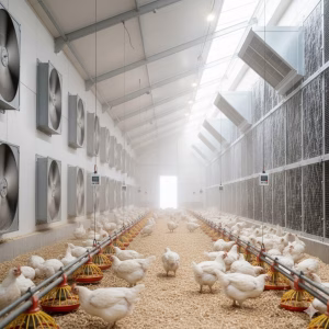 مدیریت تهویه در مرغداری: راهنمای کامل کاهش FCR و تلفات با تهویه تونلی